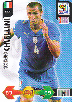 Giorgio Chiellini Italy Panini 2010 World Cup #196